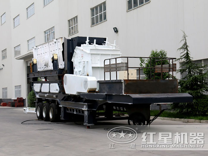 輪胎式破碎機與反擊式破碎機搭配