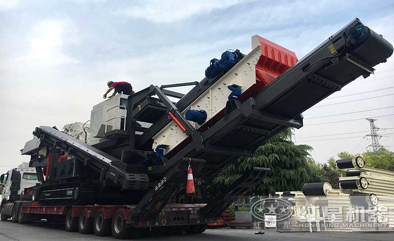 履帶式移動破碎機發貨 履帶式移動破碎機發貨