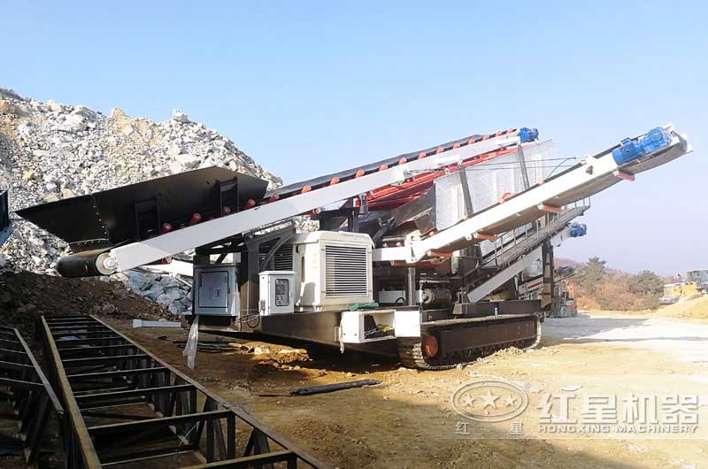 履帶式移動篩石機 履帶式移動篩石機