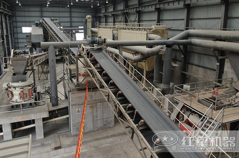 湖北時產600噸石頭破碎生產線