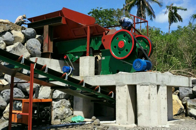 山西時產10噸小型石頭破碎生產線
