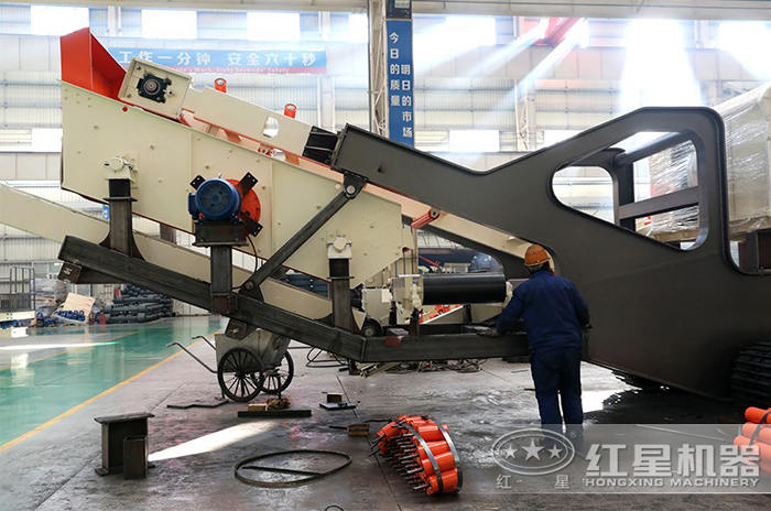 環(huán)保移動(dòng)破碎站組裝圖 環(huán)保移動(dòng)破碎站組裝圖