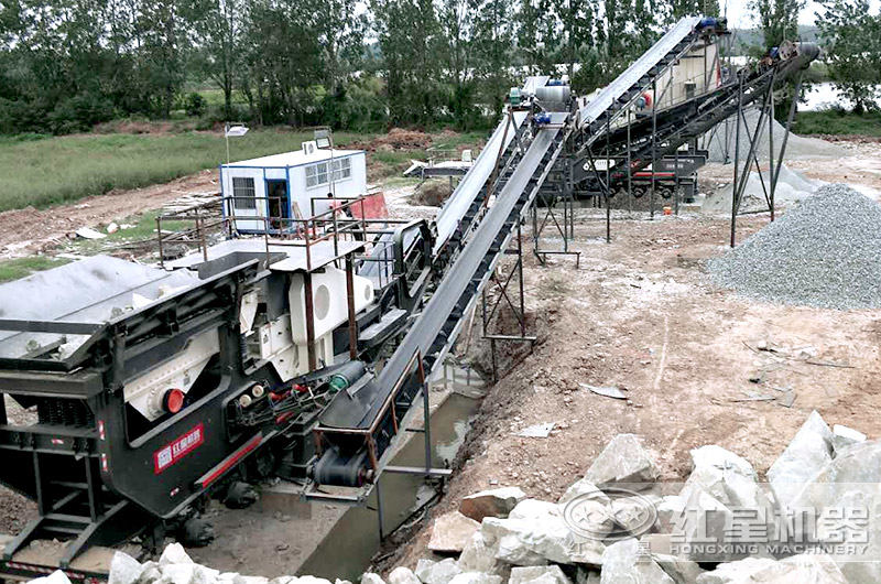 北京地區(qū)移破碎站作業(yè)現(xiàn)場