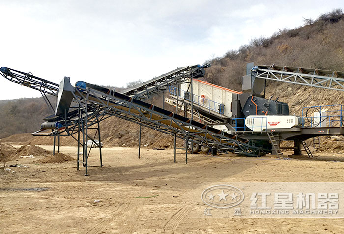 輪胎移動(dòng)破碎機(jī)