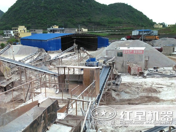鵝卵石制砂生產線